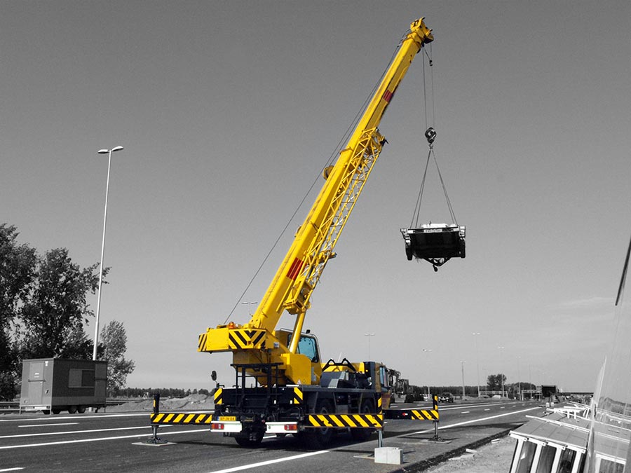 An example of a truck crane ATF 30-2L